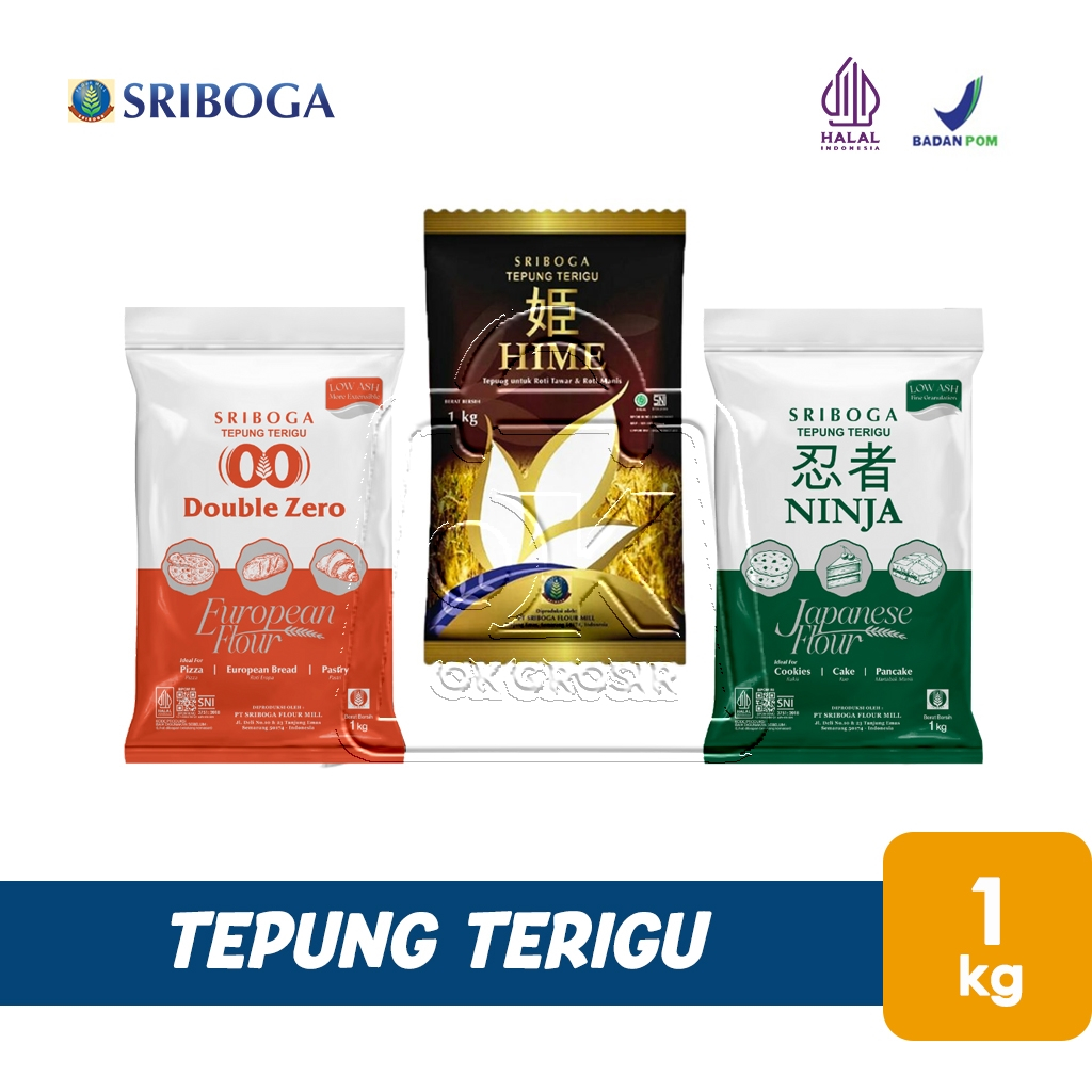 

Tepung Terigu Sriboga (1 Kg)
