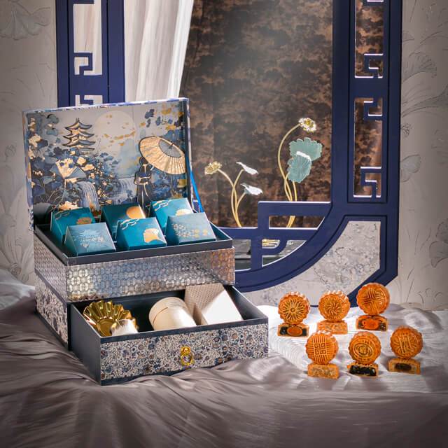 

[PO] Mooncake Box Isi 6, Snack dan Teh - Eternal Bloom - Mid Autumn Festival 2025 - FlowerAdvisor