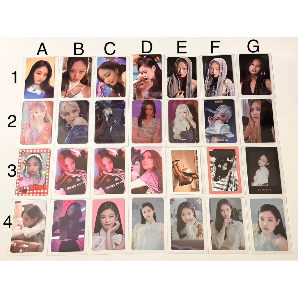 Blackpink Jennie Photocard