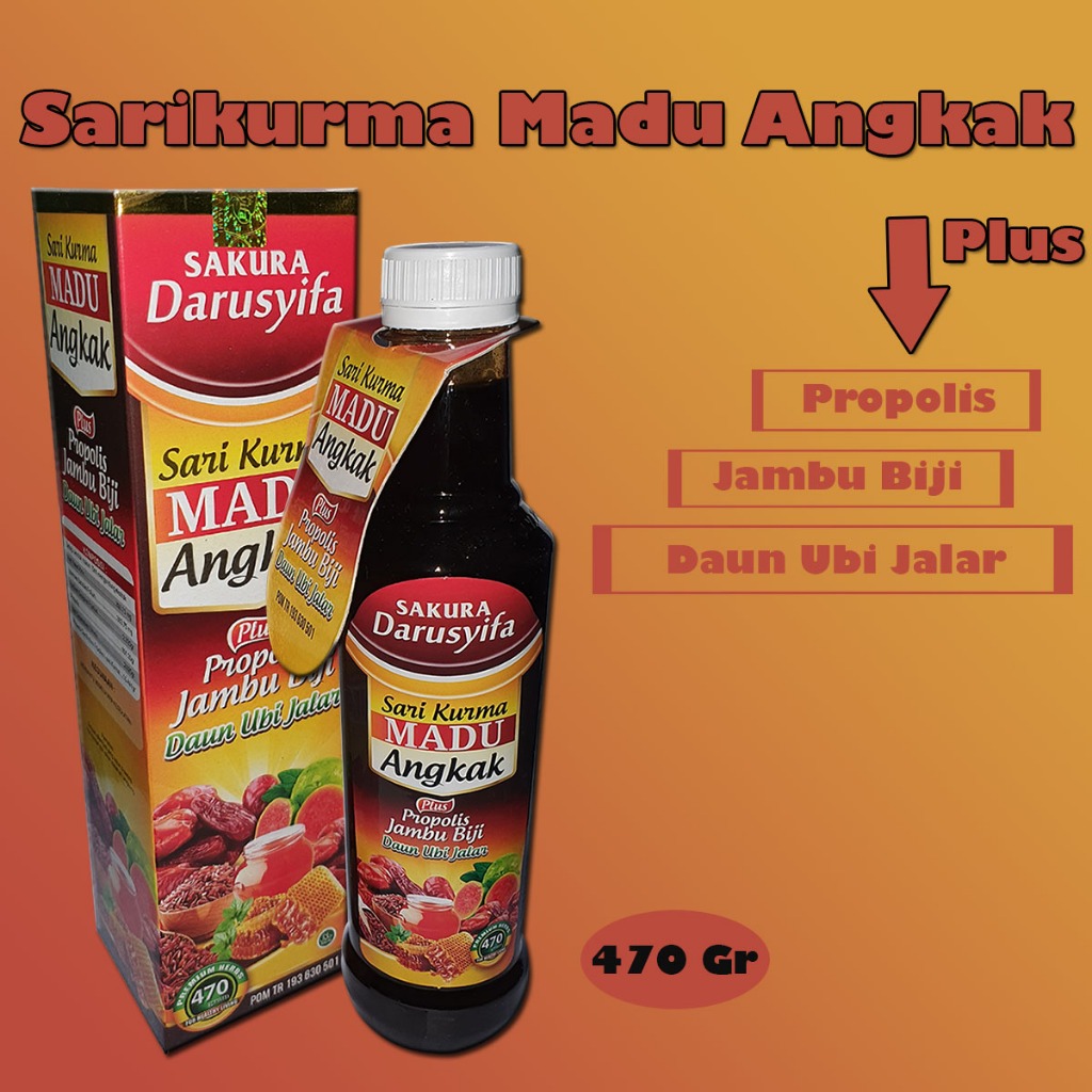 

Sarikurma Madu Angkak Darusyifa Plus Propolis 470 Ml Original