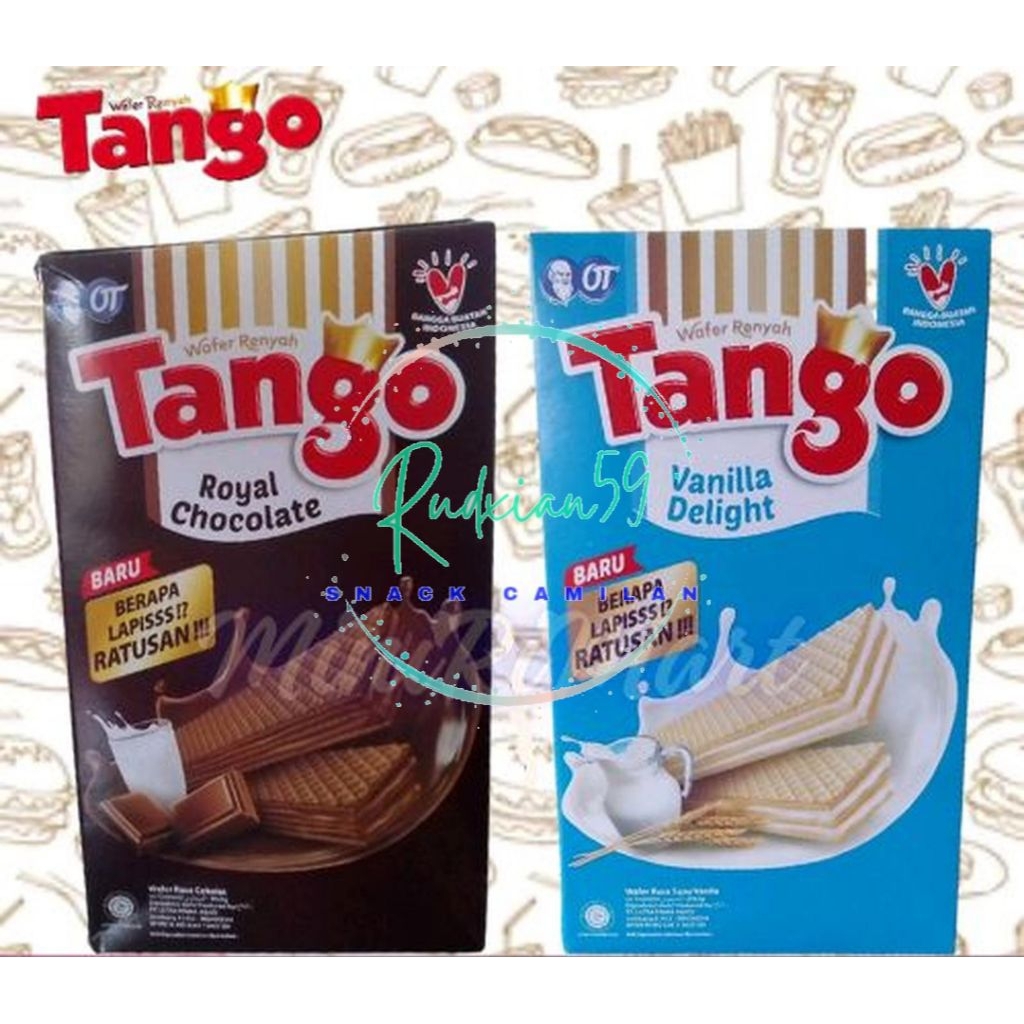 

Wafer tango 5 grm box isi 20 pcs