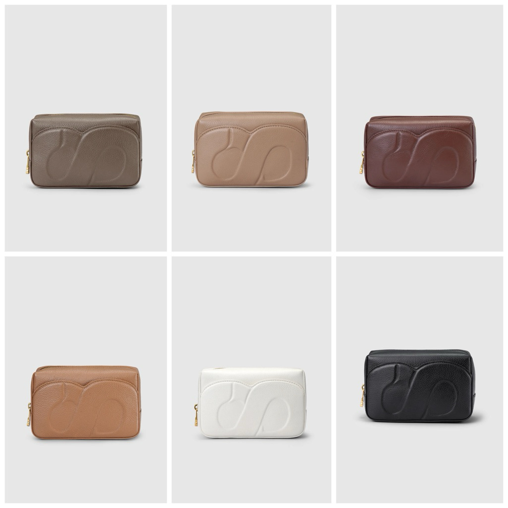 Kyla Pouch Buttonscarves pouch dompet besar bahan kulit