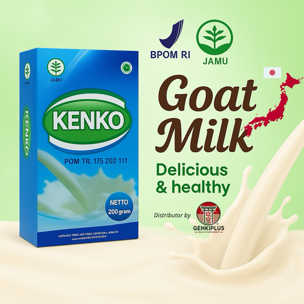 

Kenko Susu Kambing Etawa – Nutrisi Premium Jepang untuk Imun Kuat & Pencernaan Sehat