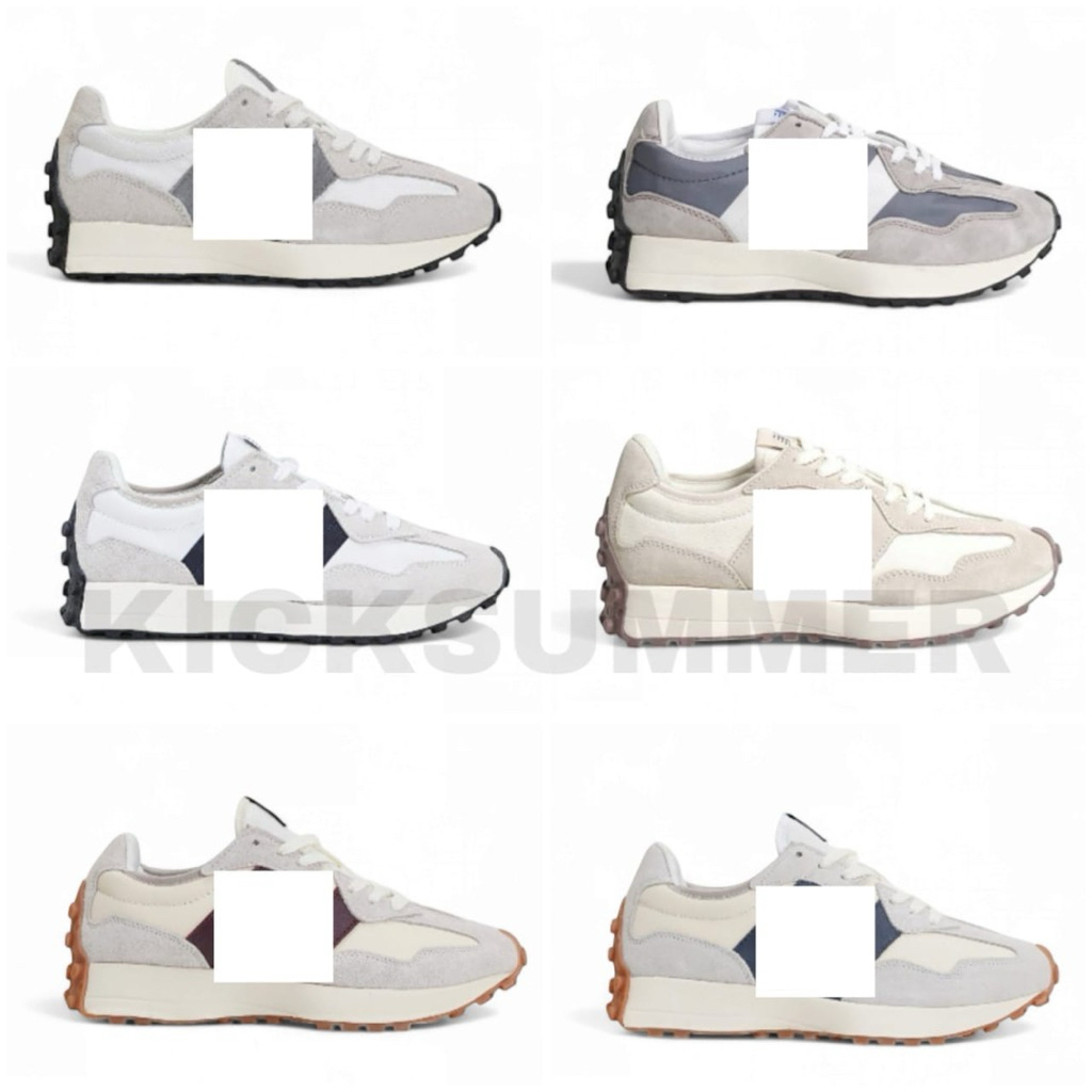 (KICKSUMMER) Sepatu 327 Angora White 100% BNIB