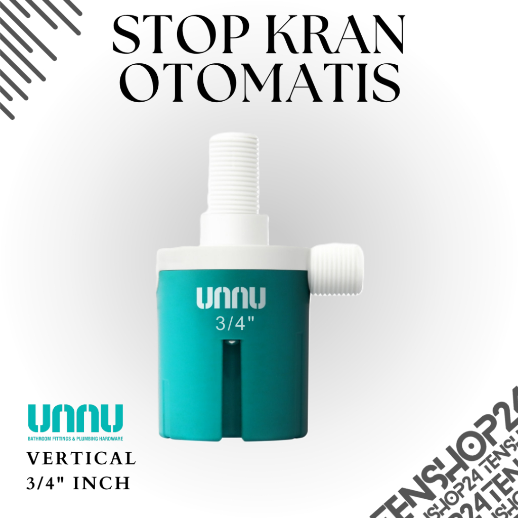 UNNU Stop Kran Otomatis Vertikal - AWV 3/4" Inch Stop Kran Air Pelampung Otomatis