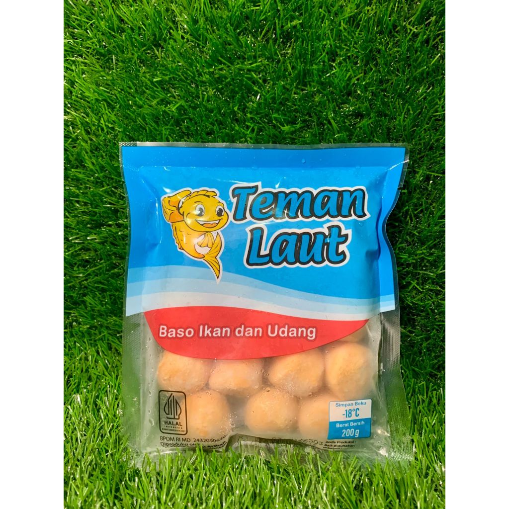 

Teman Laut Baso Ikan dan Udang Berat Bersih 200gr