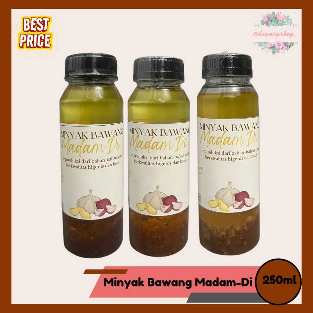 

Minyak Bawang Madam Di Premium Home Made 250ml