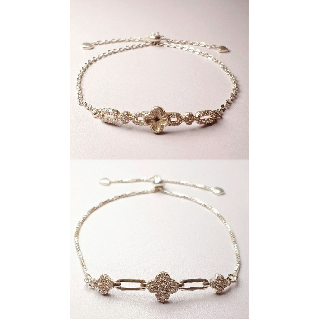 Gelang Rantai Serut Perak 925/Gelang Serut/Gelang Perak Rantai Serut/Gelang Serut Wanita Dewasa/Gela