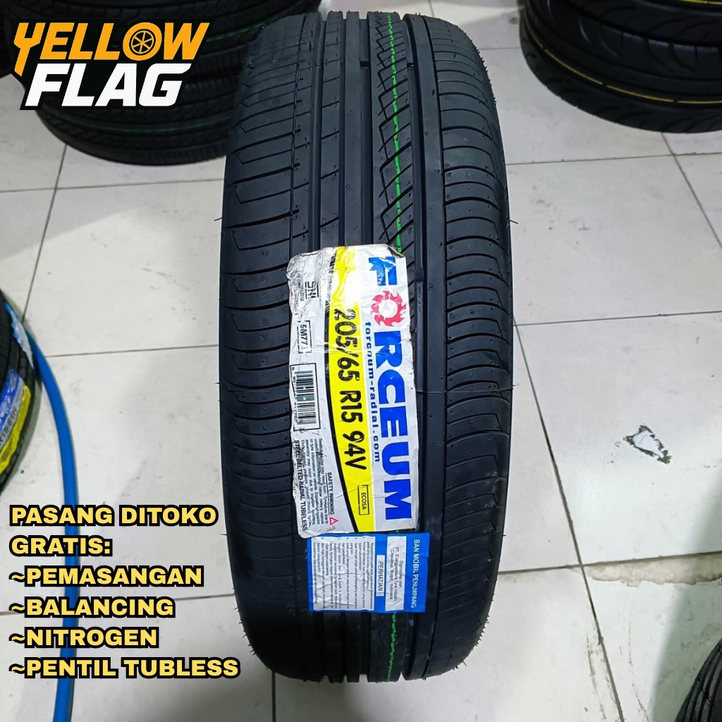 Ban Mobil Forceum Ecosa Ring 15 205/65 Ban Standar Innova Murah Ukuran 205 65 R15 Tubeless