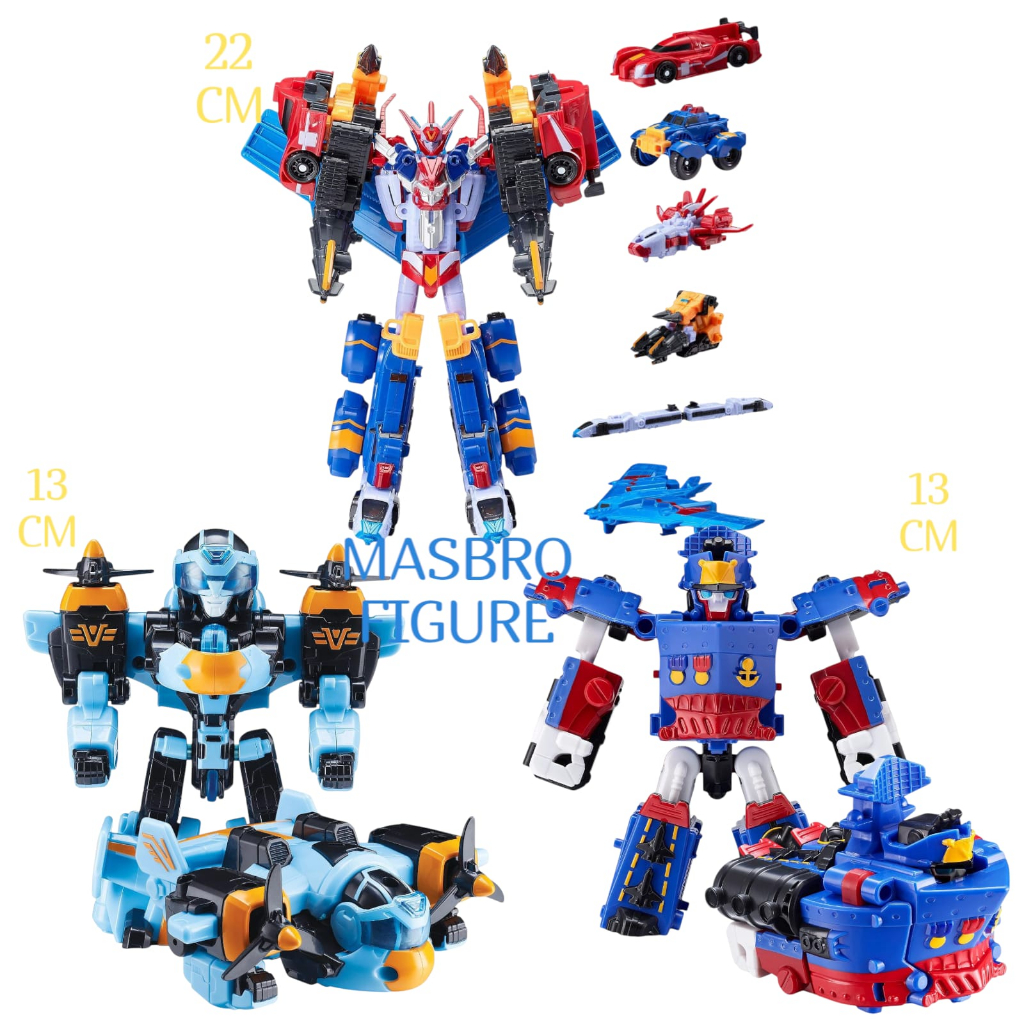 Tobot GD Mini Master V Ultimate Tobot Galaxy Detectives BOATKING AIR PANG Youngtoys Transforming Col