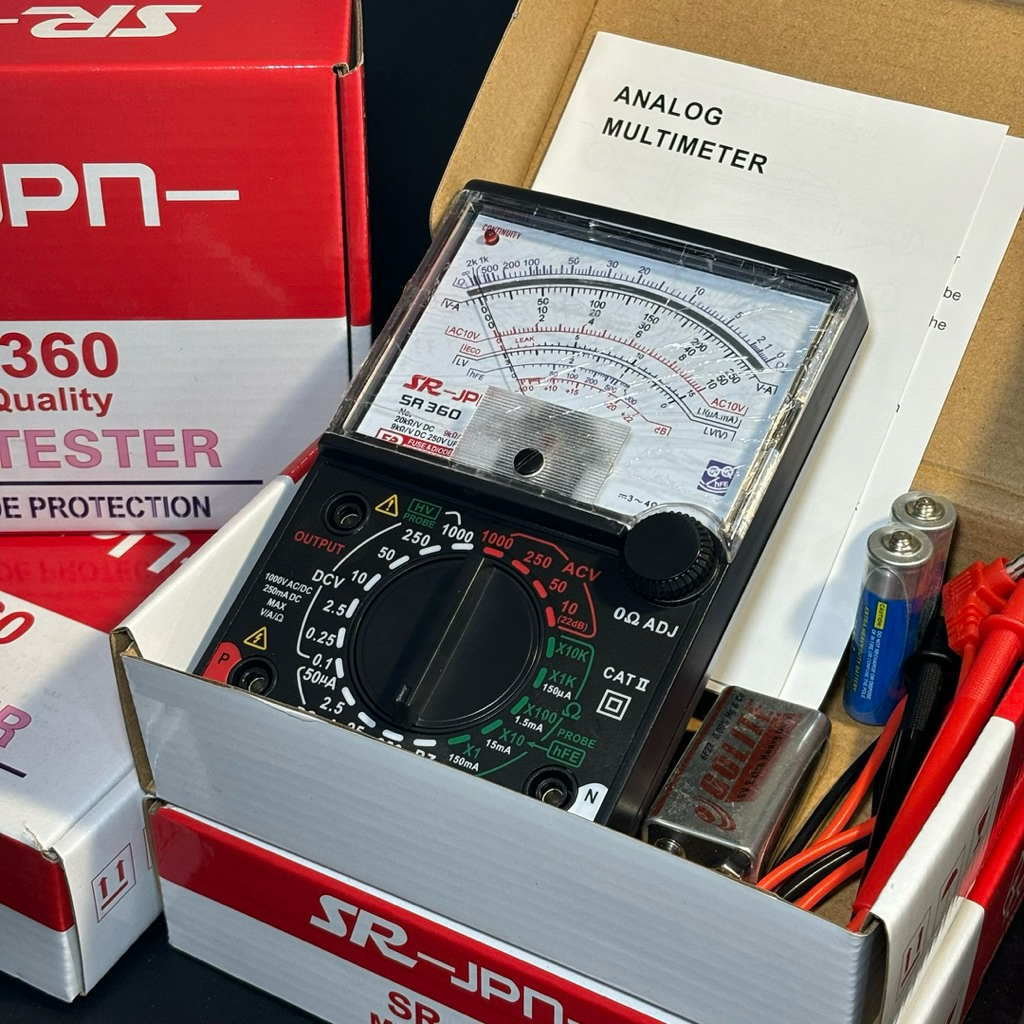 Multitester Analog SR-JPN SR 360 Avo Meter Analog