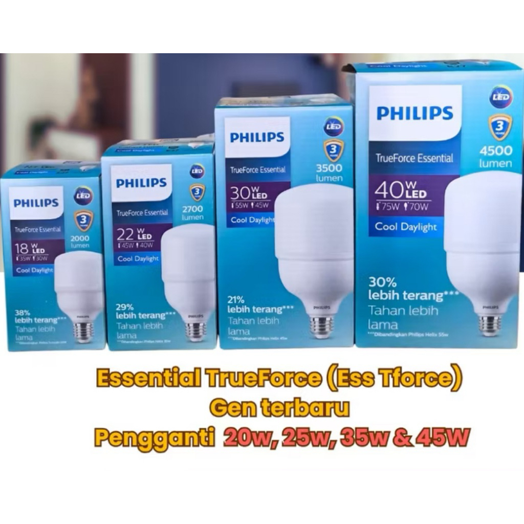 LAMPU LED PHILIPS 20WATT 25WATT 35WATT 45WATT