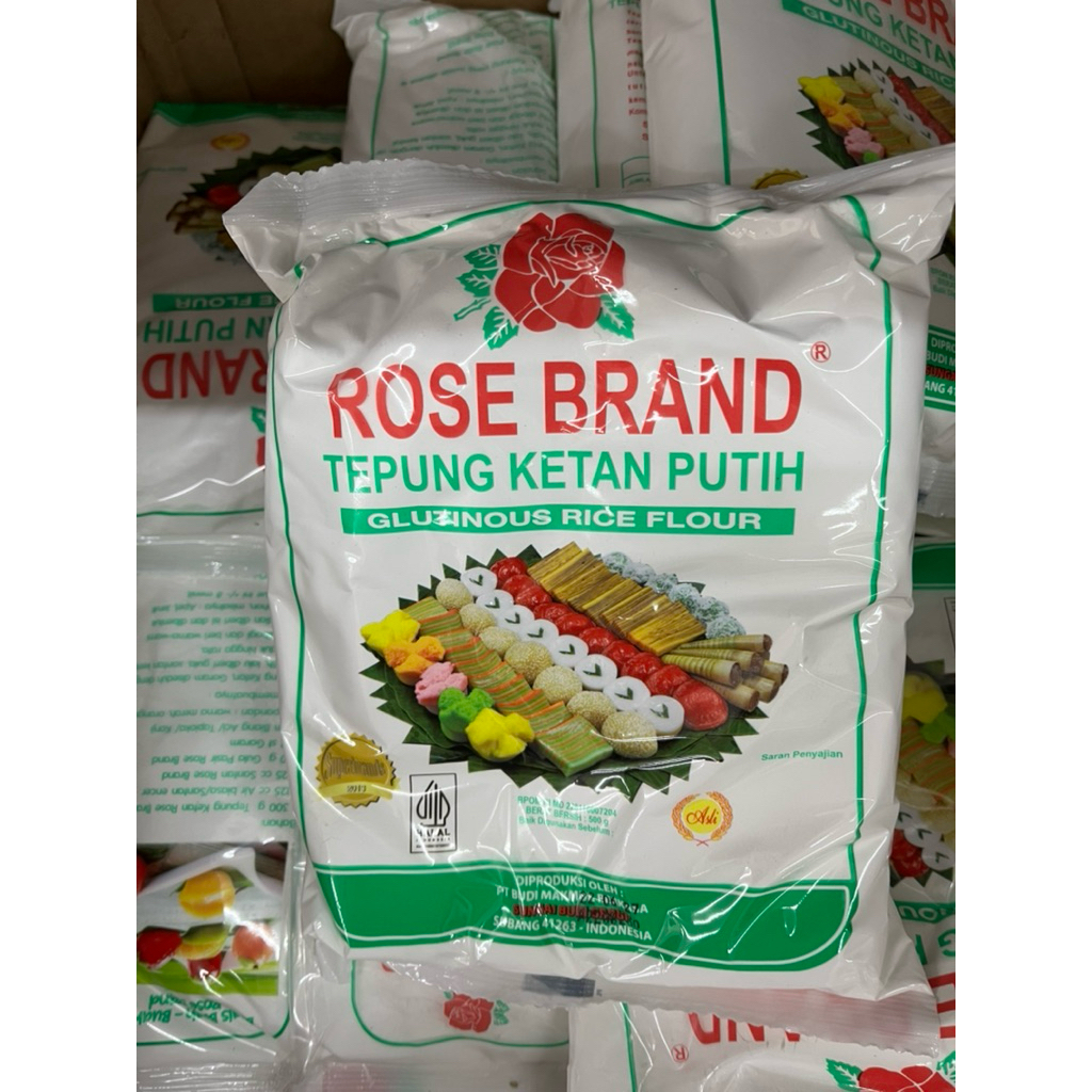 

Tepung Ketan Rose Brand 500 Gram