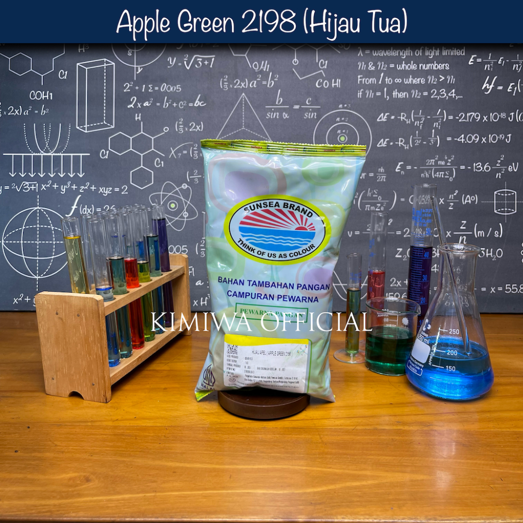 

Roha Apple Green 2198 (Hijau Tua Apel ) / Food Colouring /Pewarna makanan bubuk / Pewarna sabun cair - Packing Kecil (ORIGINAL)