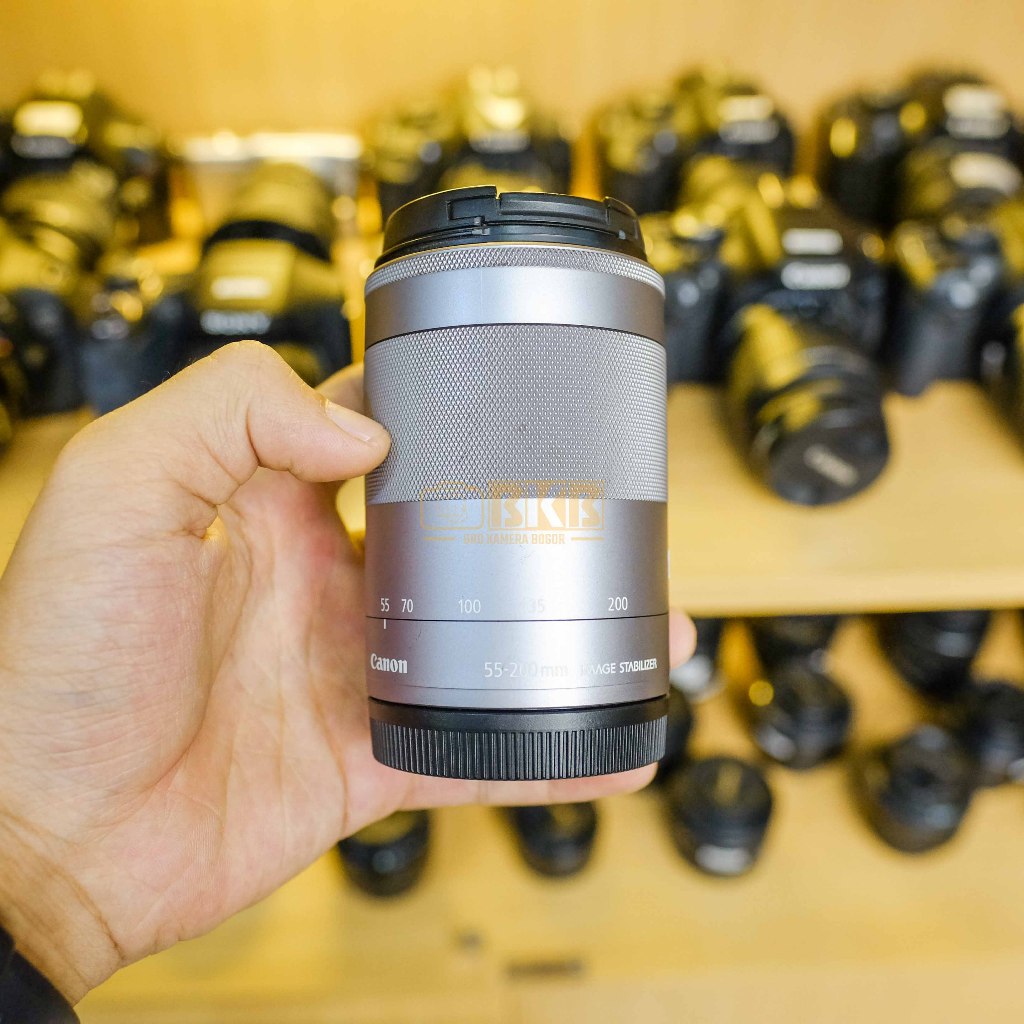Lensa Canon 55-200mm EF-M STM No Box Mulus
