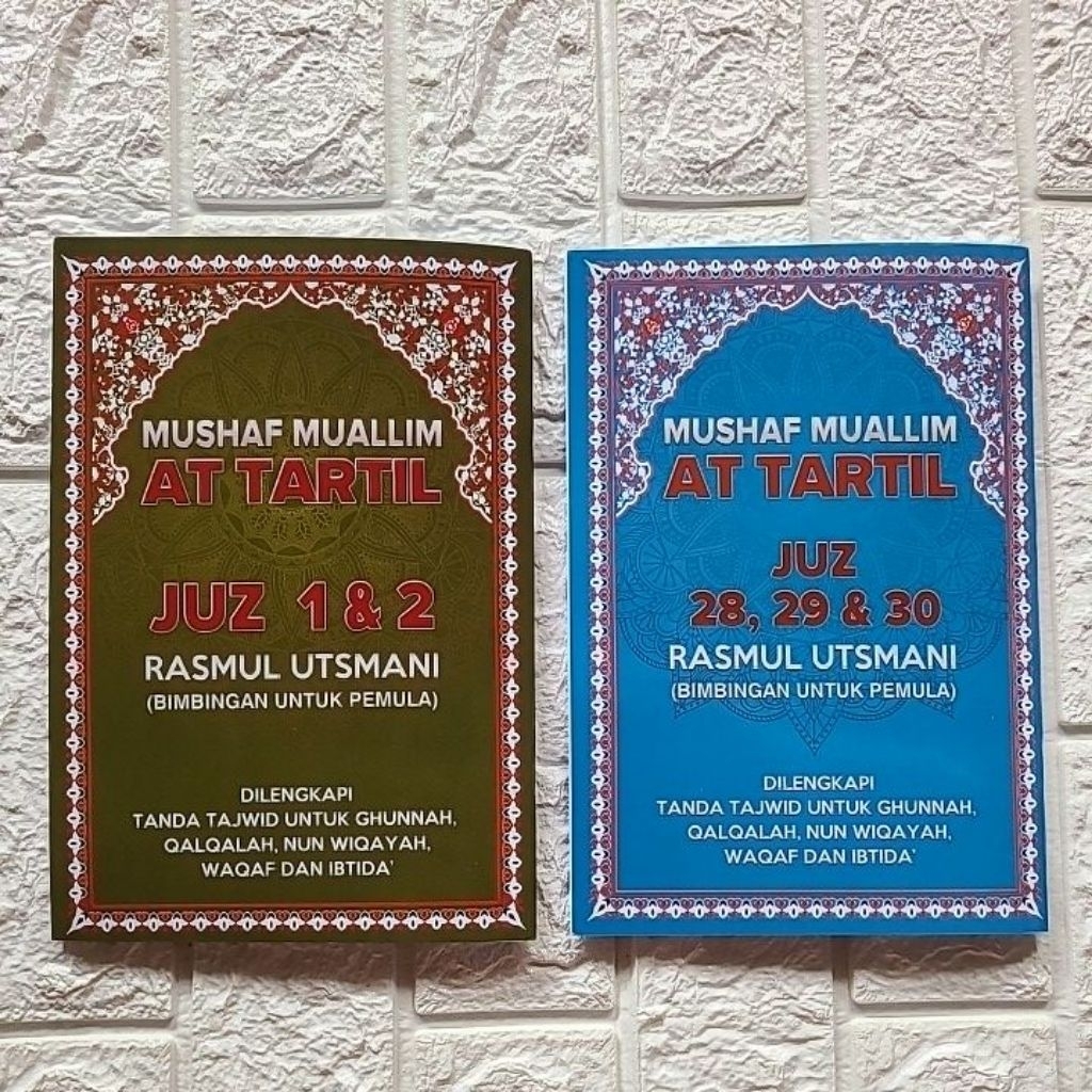 Mushaf Muallim At Tartil Juz 1 & 2, Juz 28, 29 & 30 Rasmul Utsmani