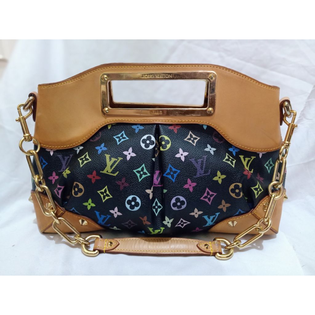 LV Judy Multicolour Black MM 2013 Preloved