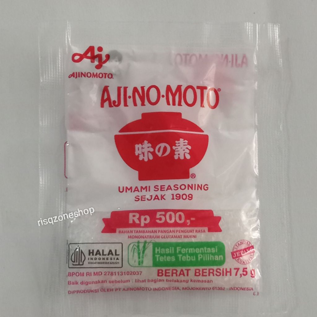 

AJINOMOTO Umami Seasoning Msg Sachet 7.5 gr