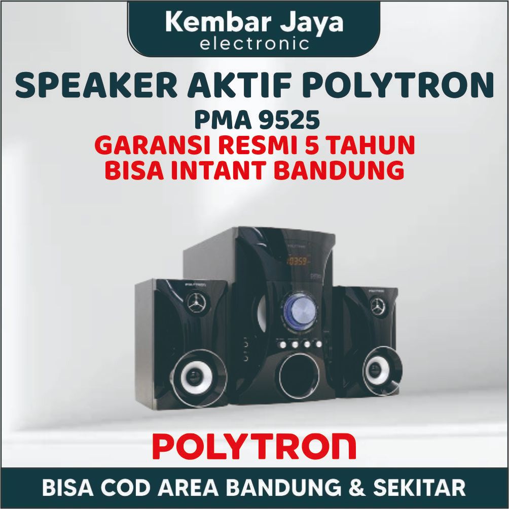 POLYTRON PMA 9525 /W Multimedia 9525 FM Bluetooth Speaker PMA 9525 /B