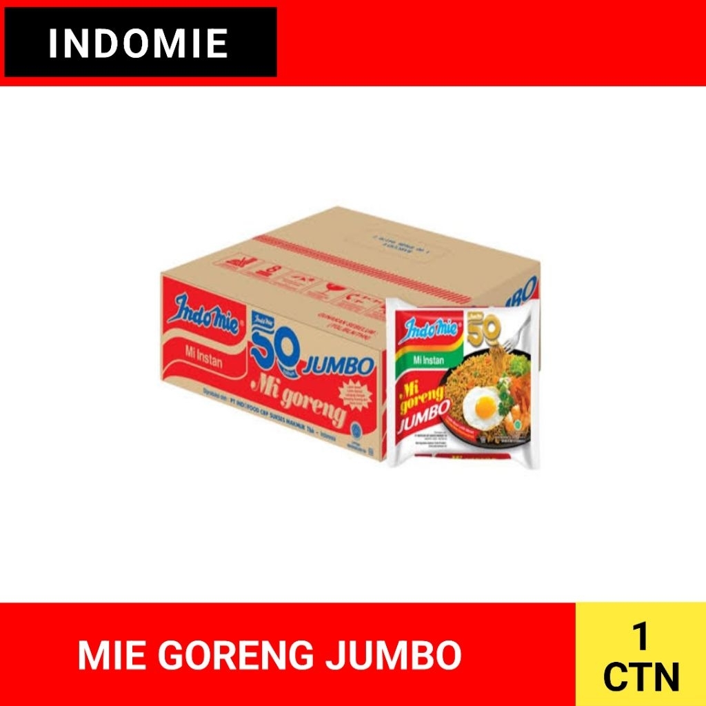 

Indomie goreng jumbo 1 dus