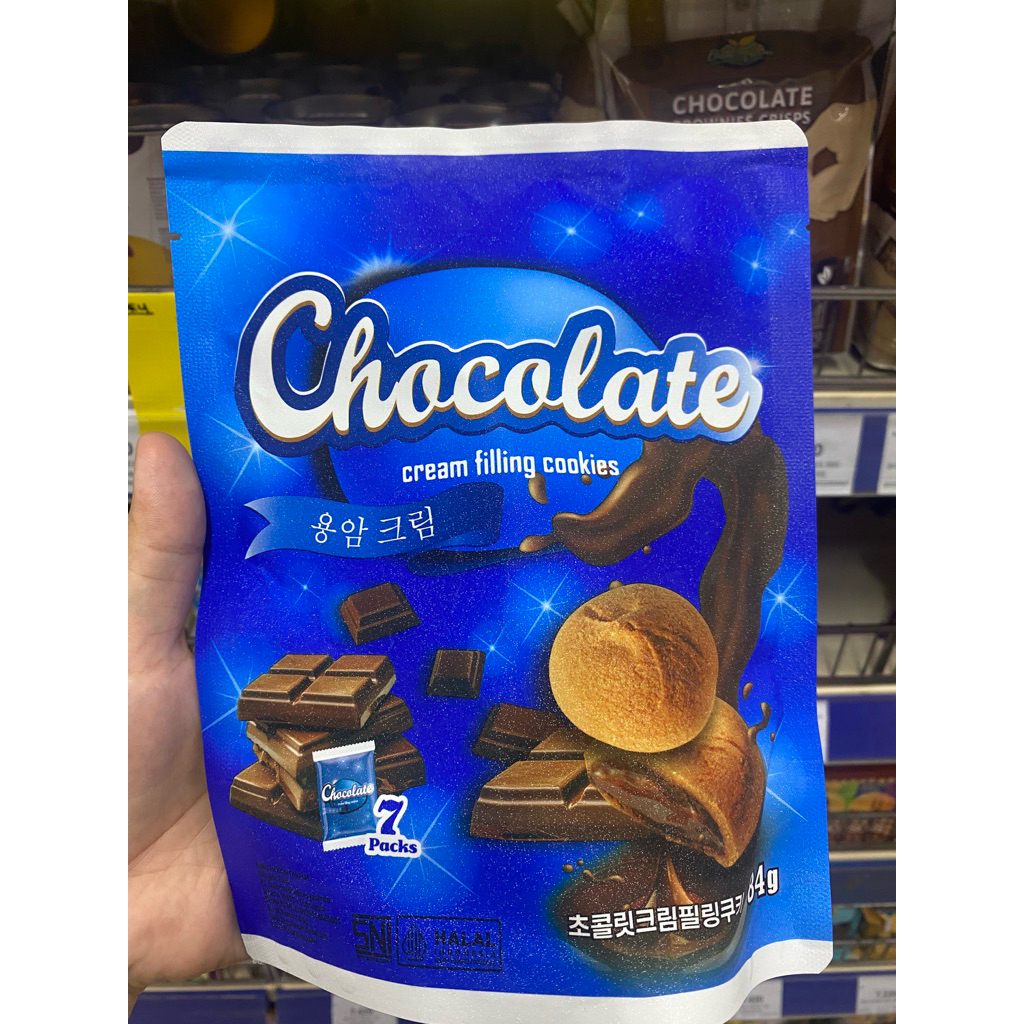 

Naraya Chocolate Cream Cookies 1pack isi 7@12gr