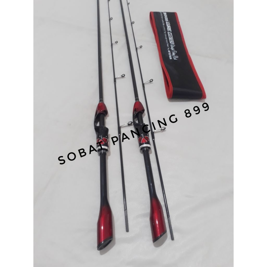 Joran Pancing UL Shikari Lure Master 210 ATASAN CARBON SOLID
