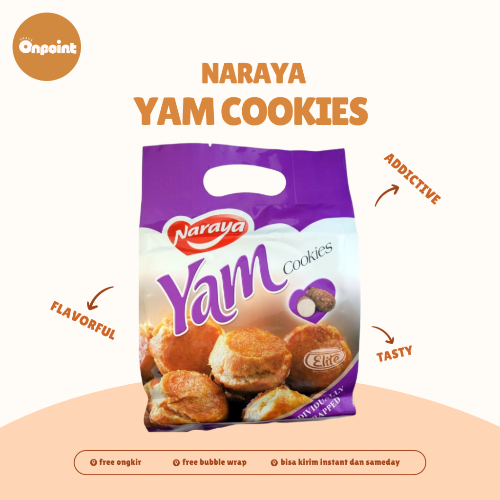 

Naraya Yam Cookies | Biskuit Talas