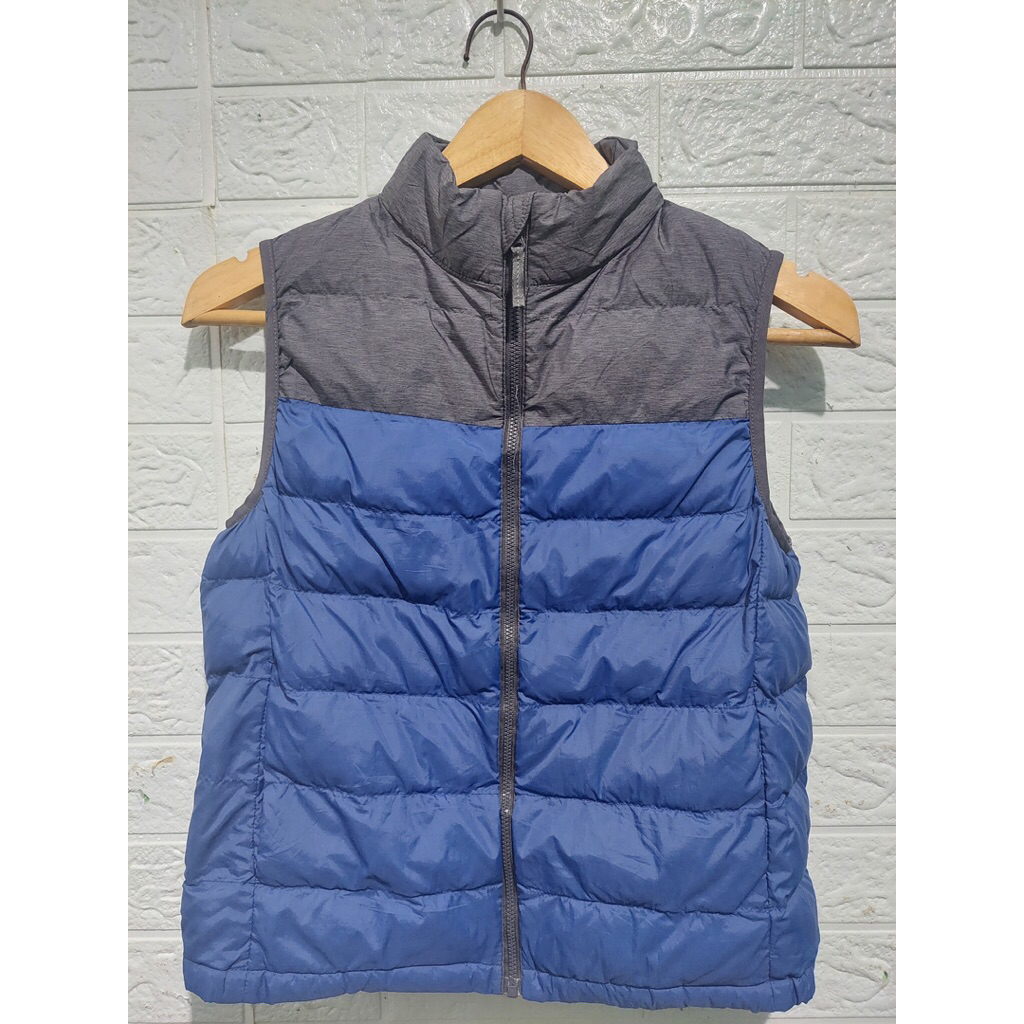 UNIQLO ultralight vest jaket kids two tone collor
