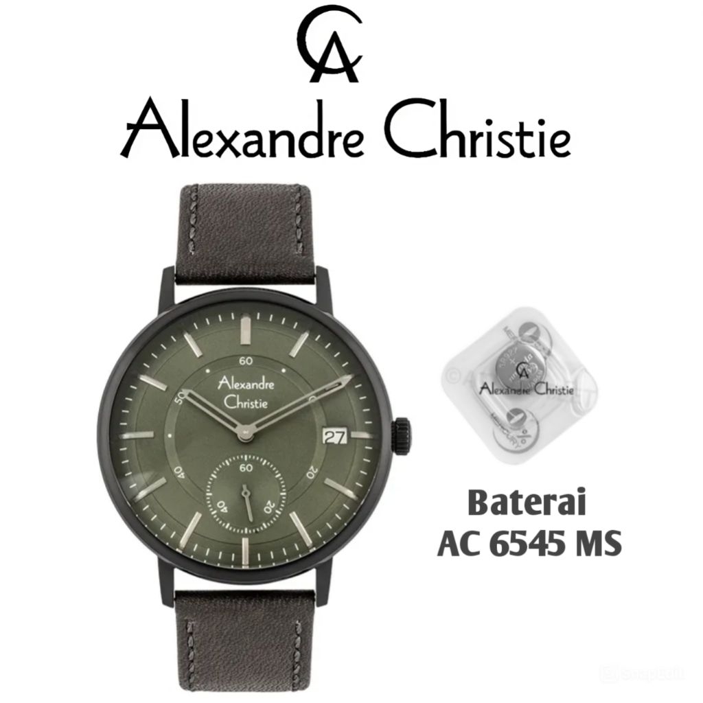 Baterai Original untuk Jam Tangan Alexandre Christie Type AC 6545 MS
