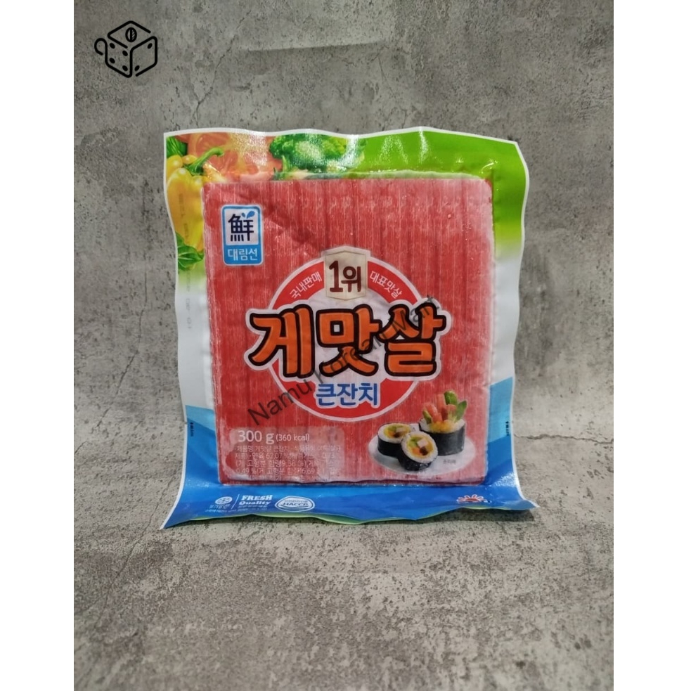 

Sajo Daerim Imitation Crab Stick 300gr / Stick Kepiting / Crabs Stick / Kepiting Olahan / Frozen Food