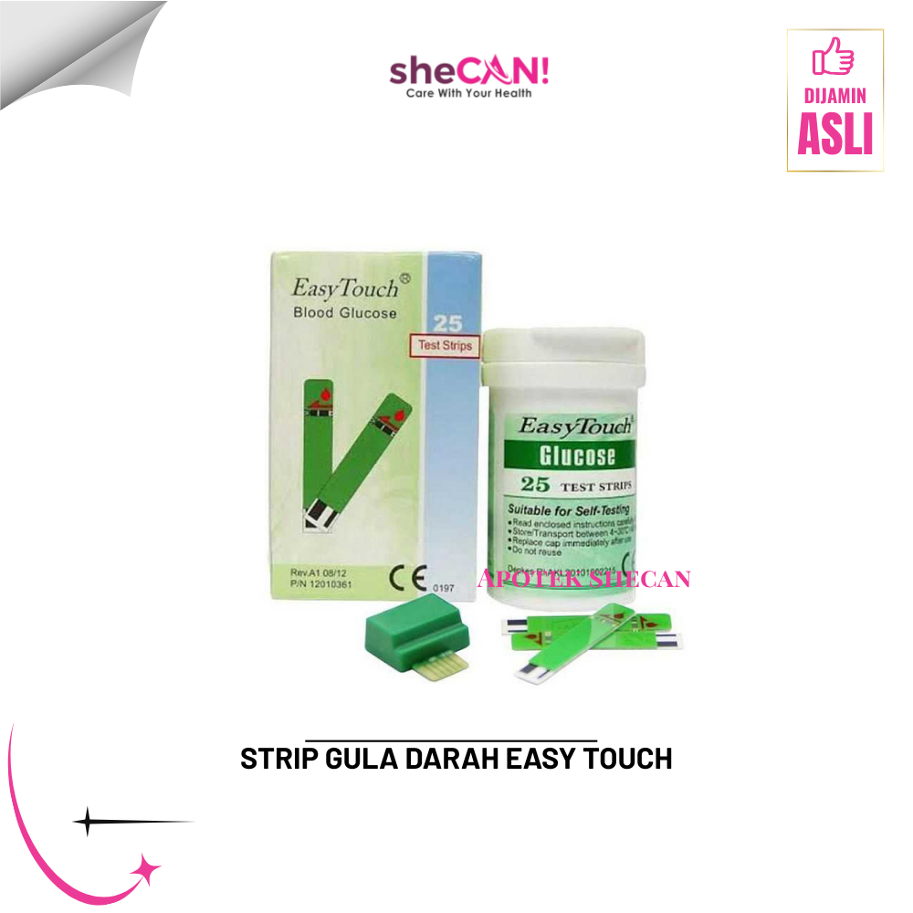 Strip Gula Darah Easy Touch / Stik Gula Darah Glukose Easy Touch