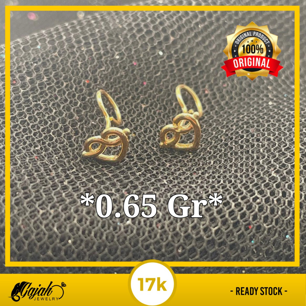 Tindik Anak Emas 17K 0.65 Gram Toko Emas Gajah Online Salatiga 7766