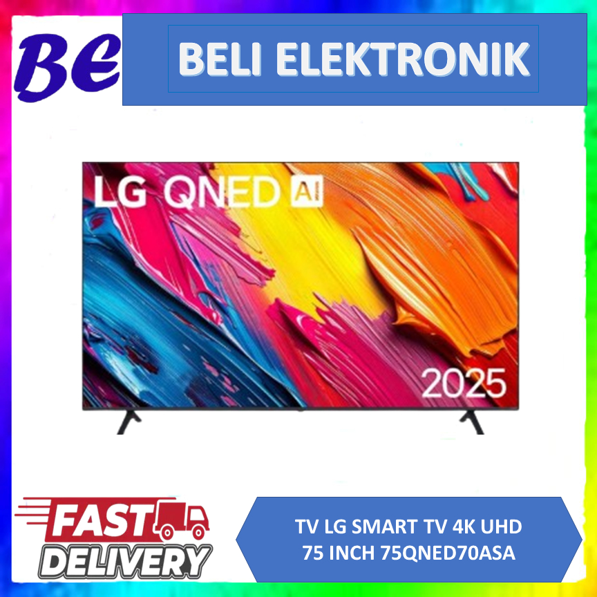 TV LG QNED TV 75QNED70ASA SMART TV 4K UHD LG 75 INCH AI QNED70 NEW 2025