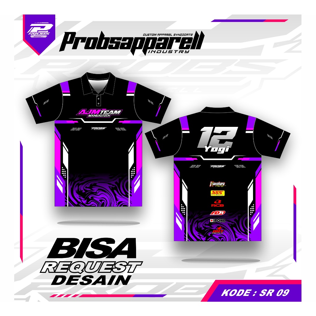 JERSEY RACING Jersey Racing Custom Full Printing Jersey Balap Racing Bisa Custom Kaos Racing Team