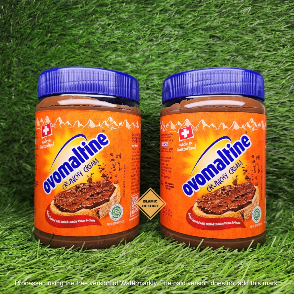 

ORIGINAL OVOMALTINE CHRUNCY CREAM 380gr dan 680gr original Swiss | selai | kemasan besar