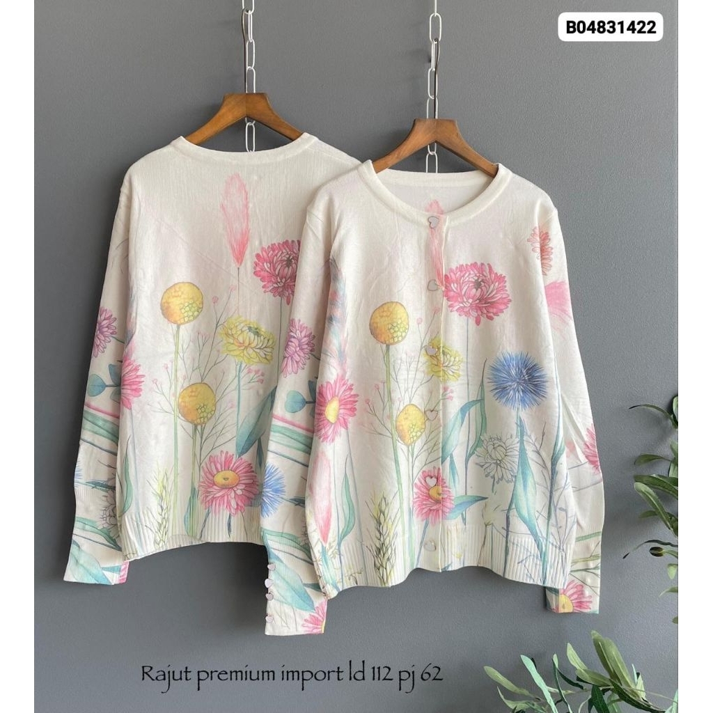 cardigan rajut halus