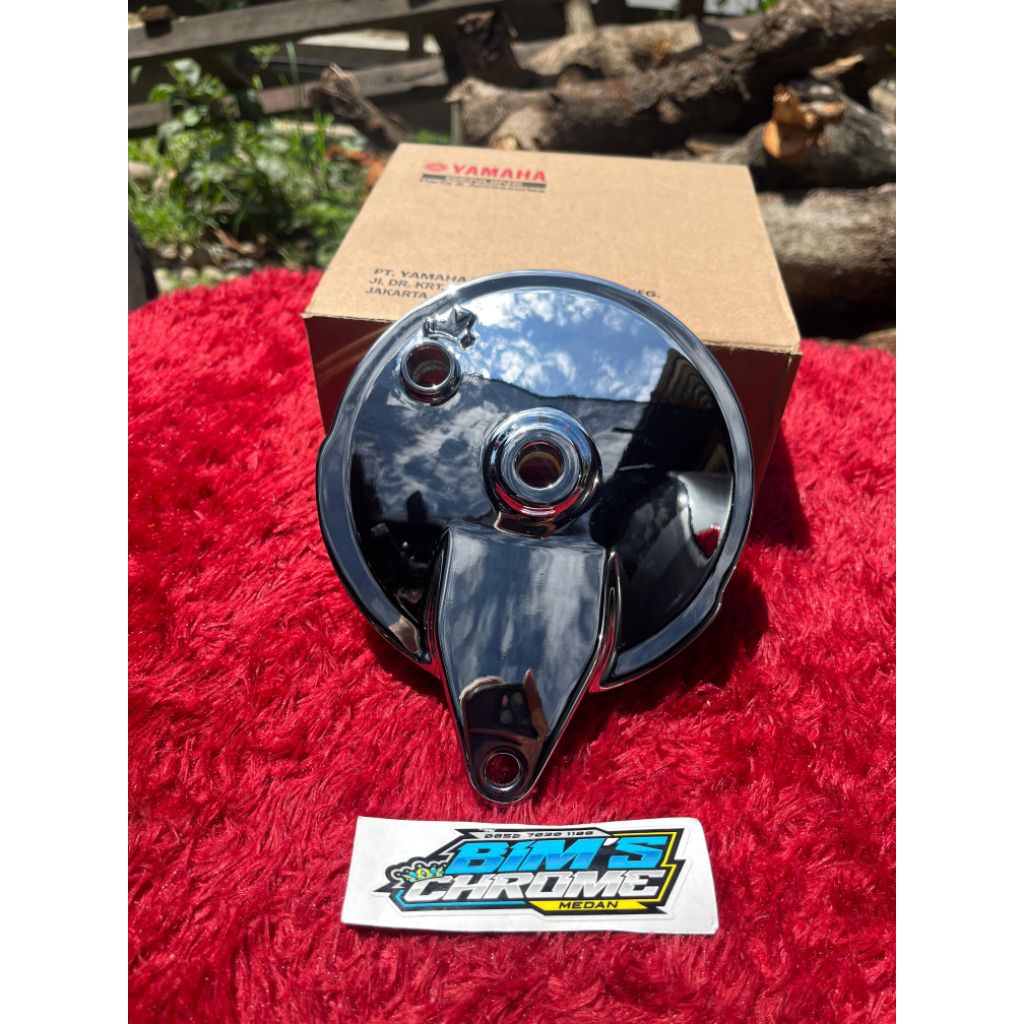 TUTUP TROMOL RX-KING / SCORPIO ORIGINAL CHROME