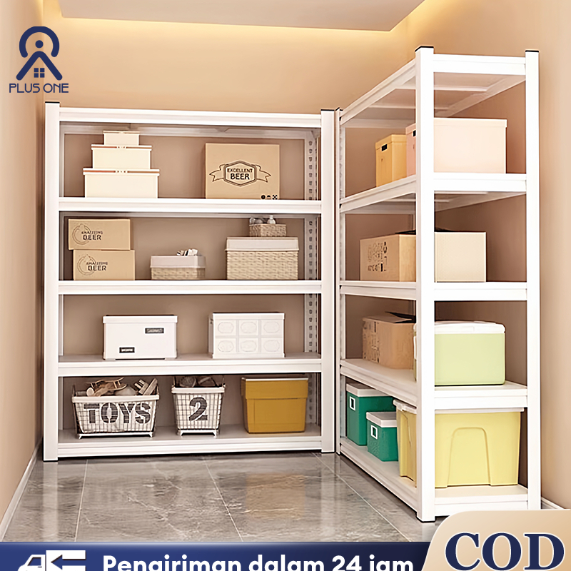 [100% BESI  Menahan berat 1000KG] Rak Besi Siku 120*40*200CM Rak Besi Susun Rak Gudang Rak Barang Ra