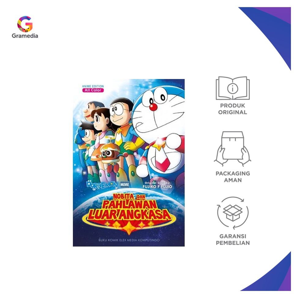 Gramedia Mal Pekanbaru - (Original) DORAEMON MOVIE: NOBITA DAN PAHLAWAN LUAR ANGKASA
