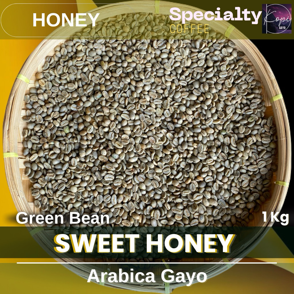 

Kopi Gayo Honey Specialty Green Bean Arabica Coffee Arabika 1 Kg