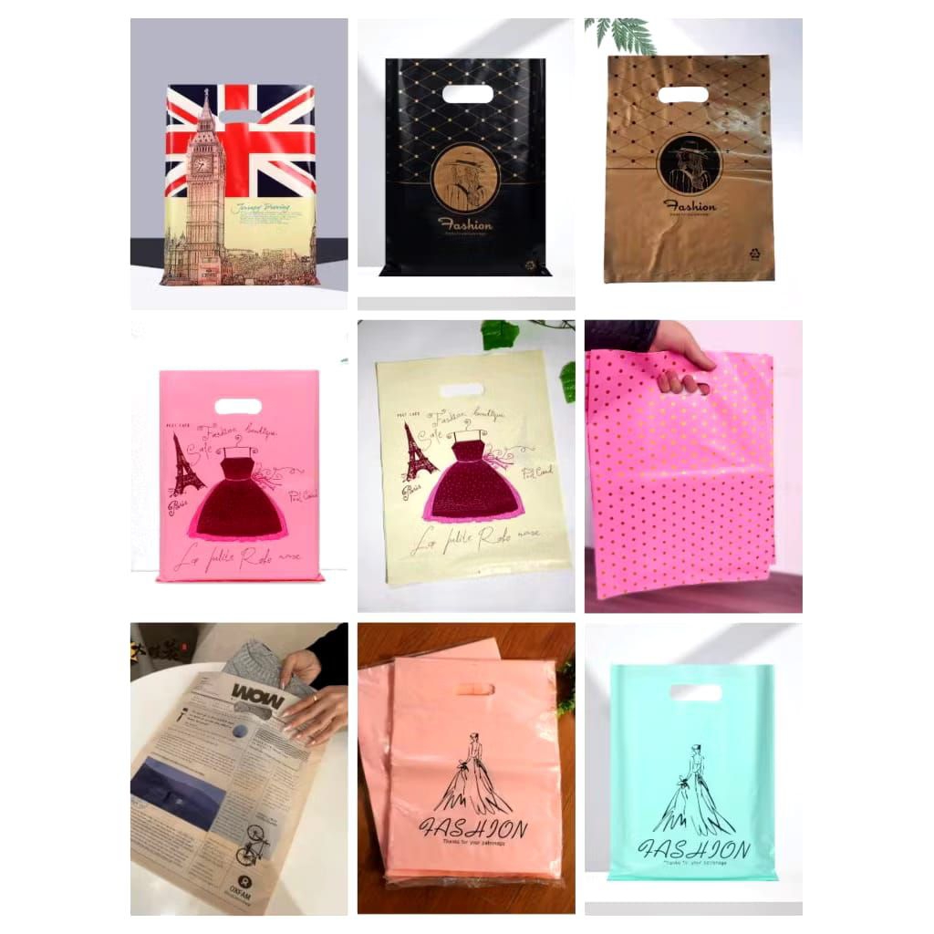 

Kantong plastik premium belanja shopping goodie souvenir Gift Tote Packaging bag Plastik fashion kado