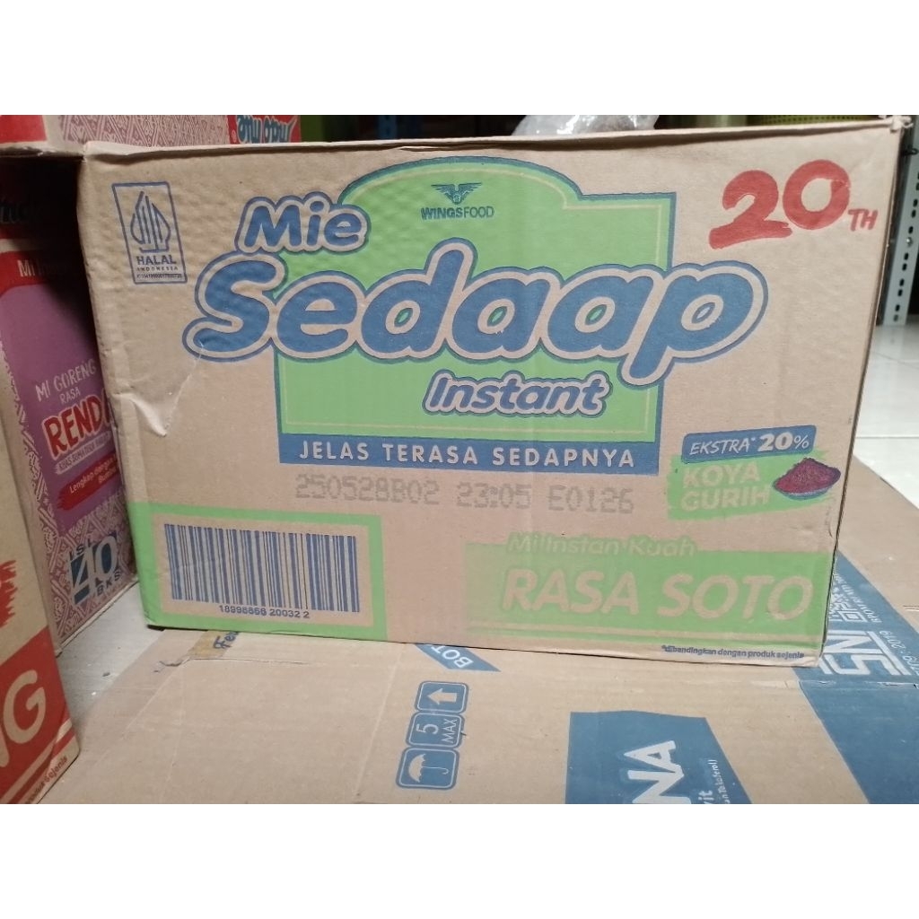

Mie Kuah Sedaap Soto 1 Karton (isi 40 pcs)