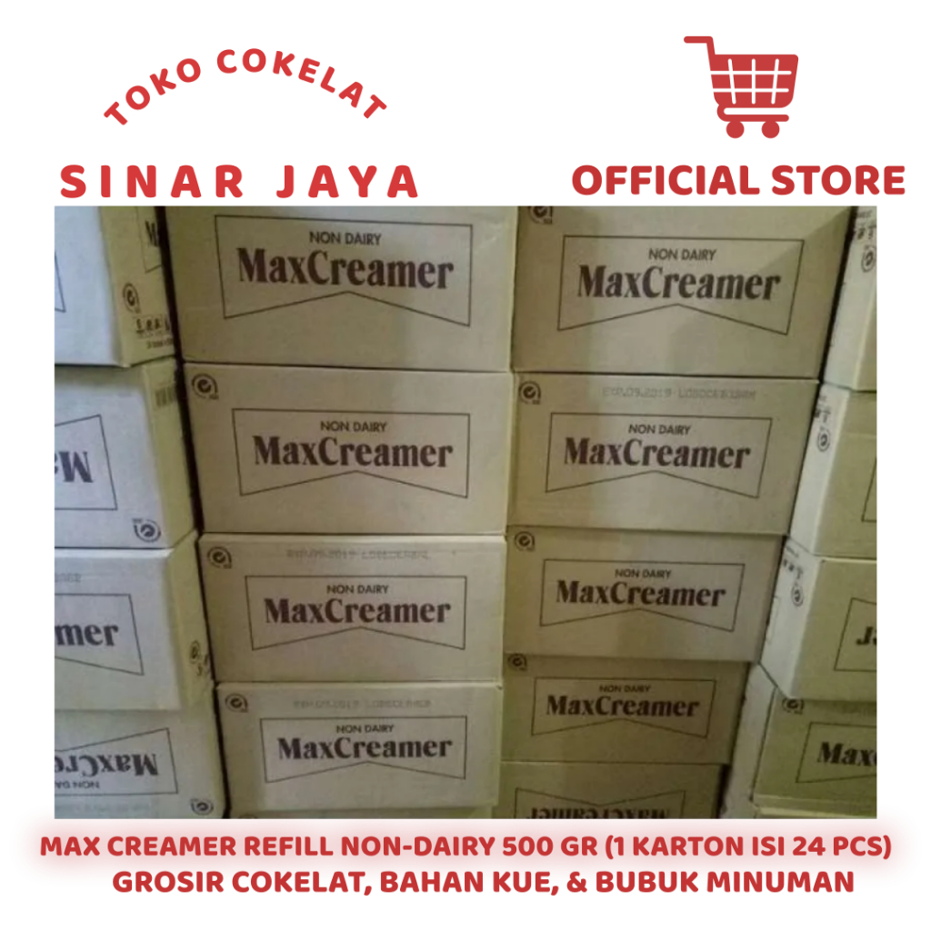 

Max Creamer 500Gr Refill (1 Karton isi 24 Pcs) - Max Creamer 500 Gram Refill 1 Karton