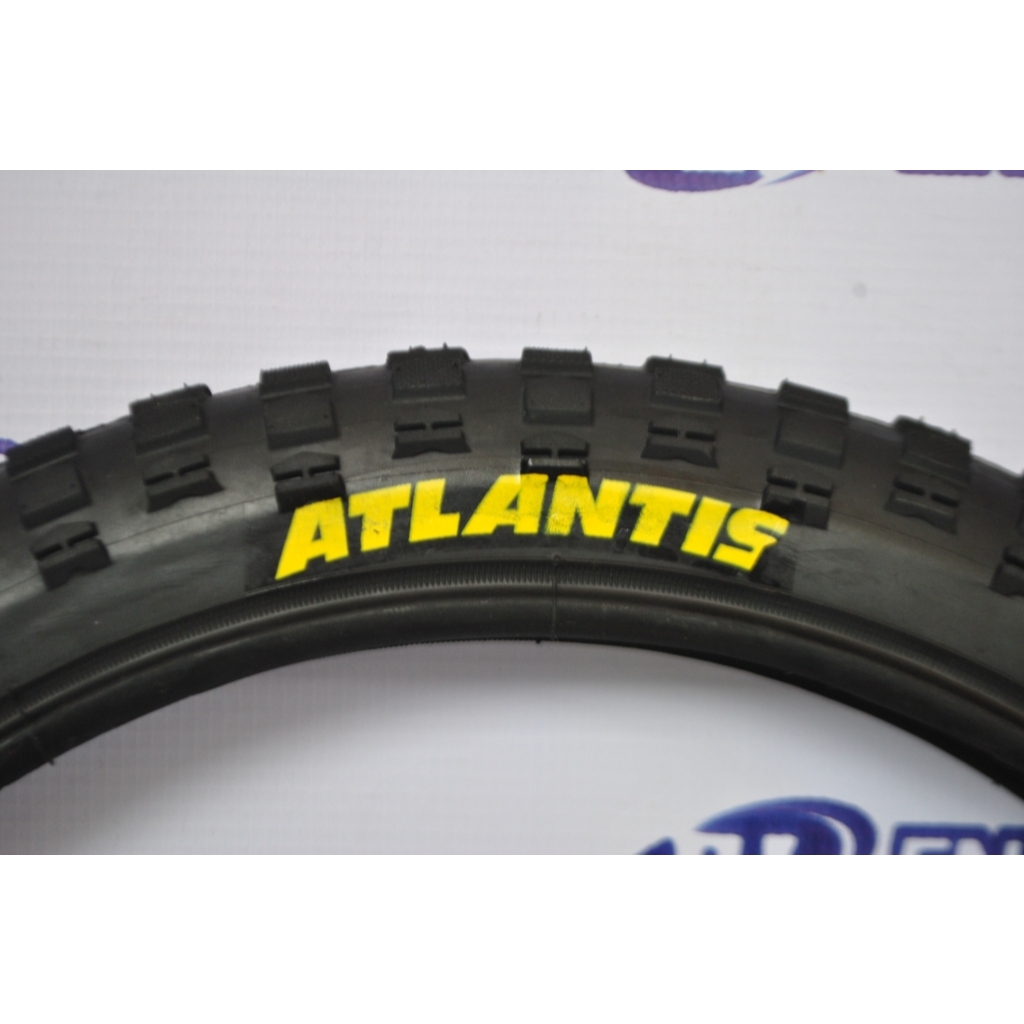 Ban Luar Sepeda Atlantis 18 X 2.125 Type AT 1079 Hitam 355 Medium Block Sepeda Anak BMX Lipat Mini M