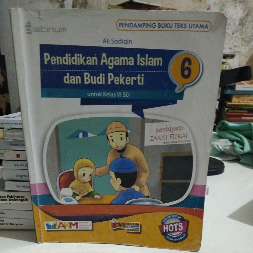 Buku Pendidikan Agama dan Budi pekerti untuk kelas 6 SD Platinum