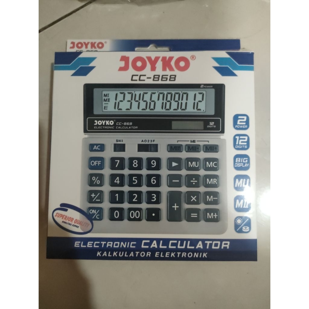 

Calculator Joyco CC 868 12 digits