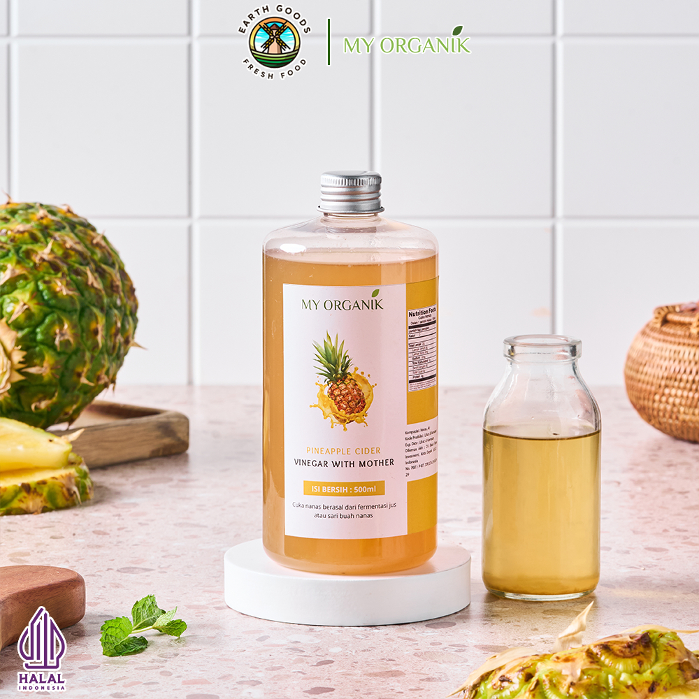 

My Organik Cuka Nanas Cuka Nanas Organik Tanpa Campuran Pineapple Cider Vinegar 500ml