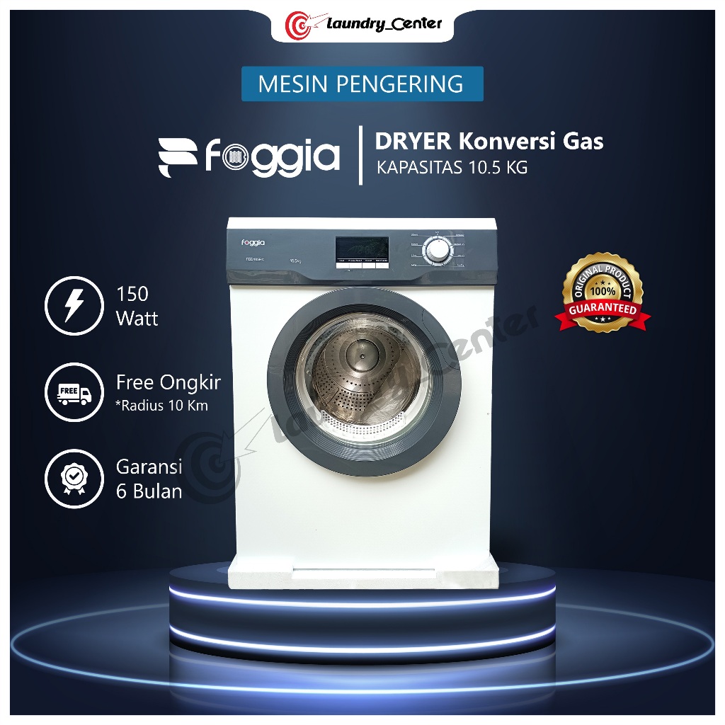Dryer Foggia 10.5Kg Konversi