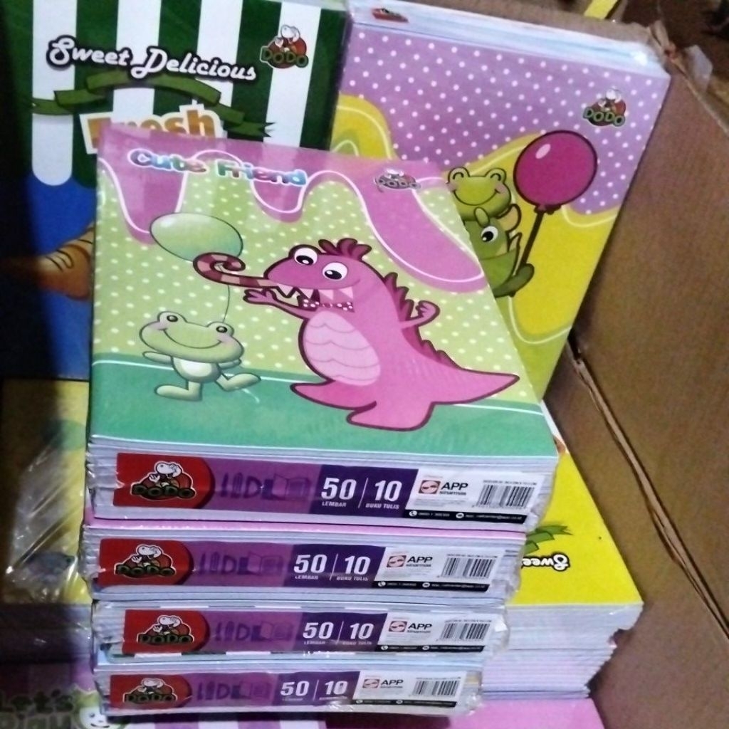 

BUKU TULIS DODO 50 LEMBAR BY SIDU 1 PACK ISI 10 PCS TERMURAH