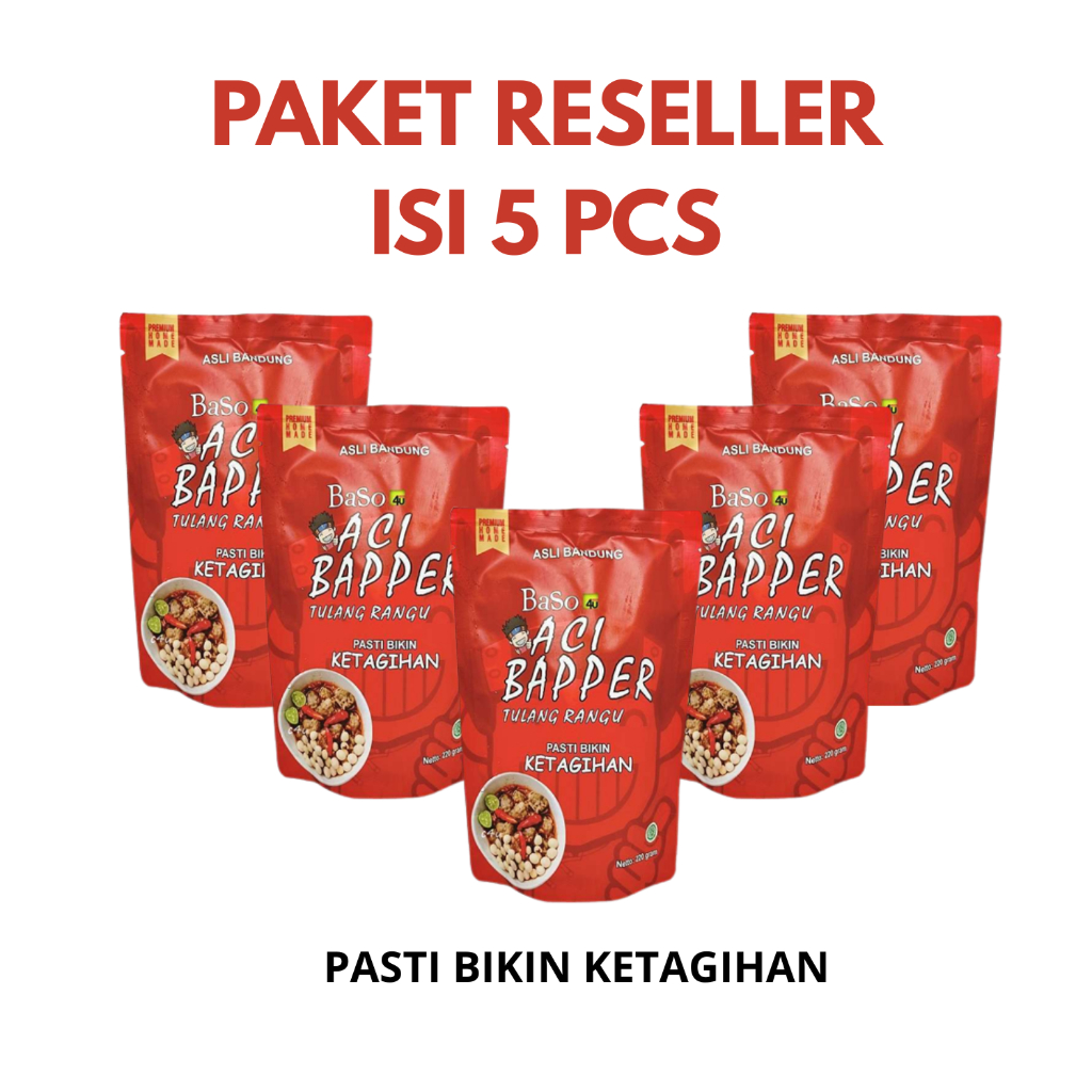 

BUNDLING PAKET RESELLER ISI 5 PCS BASO ACI BAPPER ORIGINAL LEBIH HEMAT